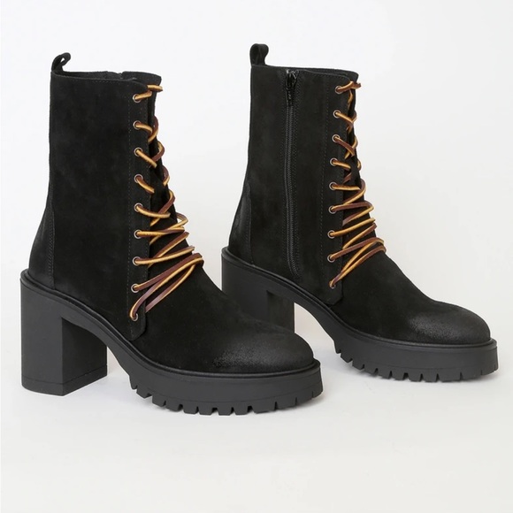 Free People Lace Up Booties - Picture 2 of 2